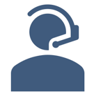 agent icon blue